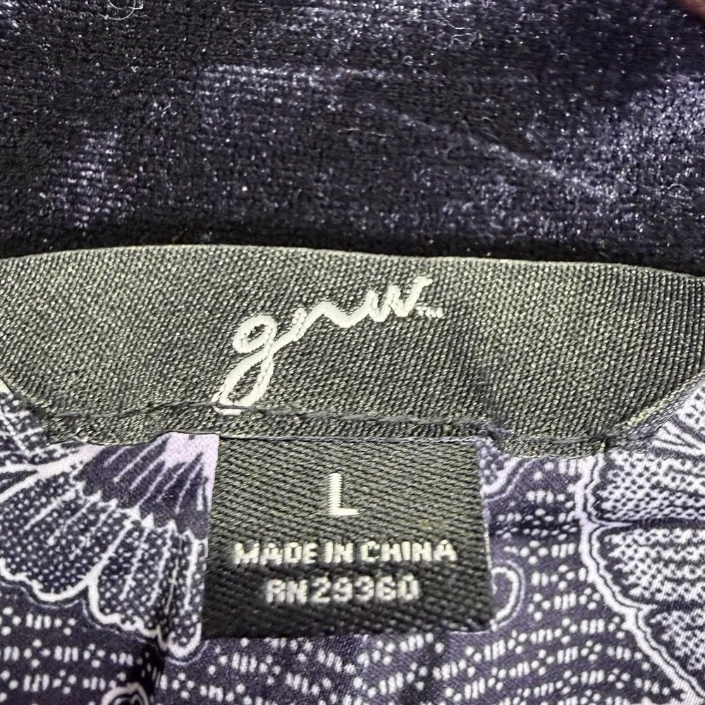 GNW NWT Woman's Velvet Velour Blazer Jacket Size‎ L Black Event Elegant Classy